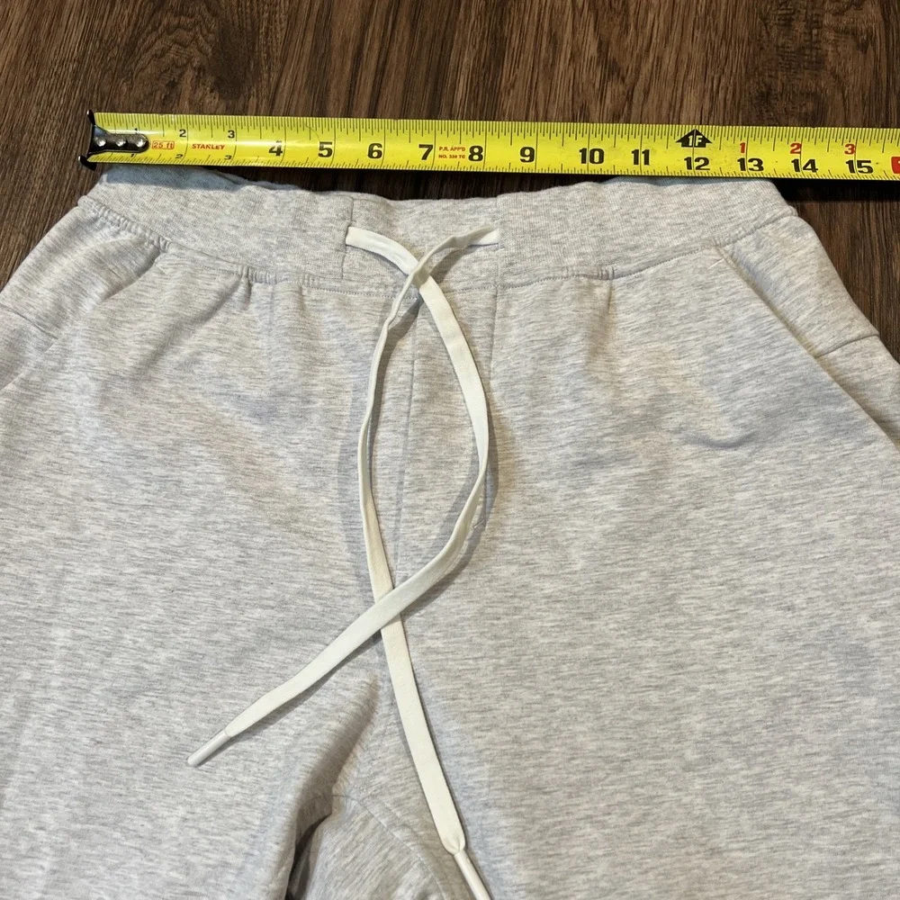 Lululemon City Sweat Joggers Color: Heathered Ultra Light Grey/Sea Salt Size S